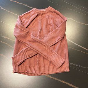 tentree Highline Treestitch Crew Sweater - Sixe XS - Mesa Red EUC